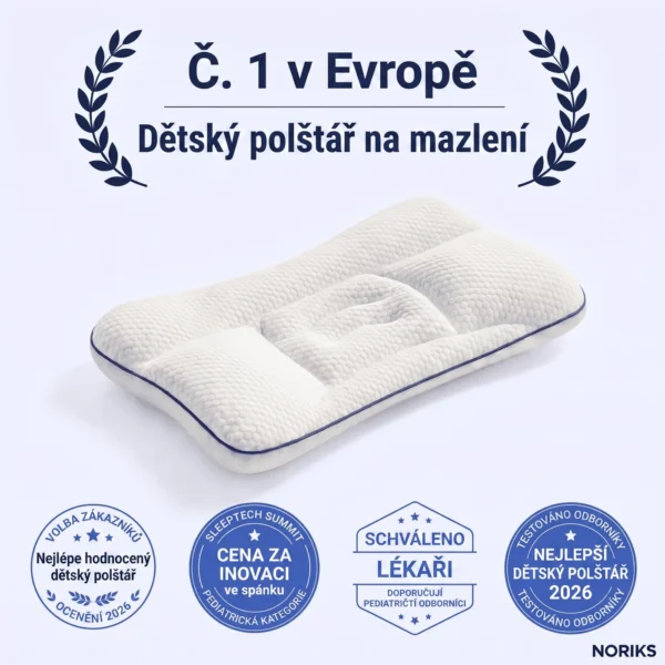 NORIKS KidsNest — dětský ortopedický polštář