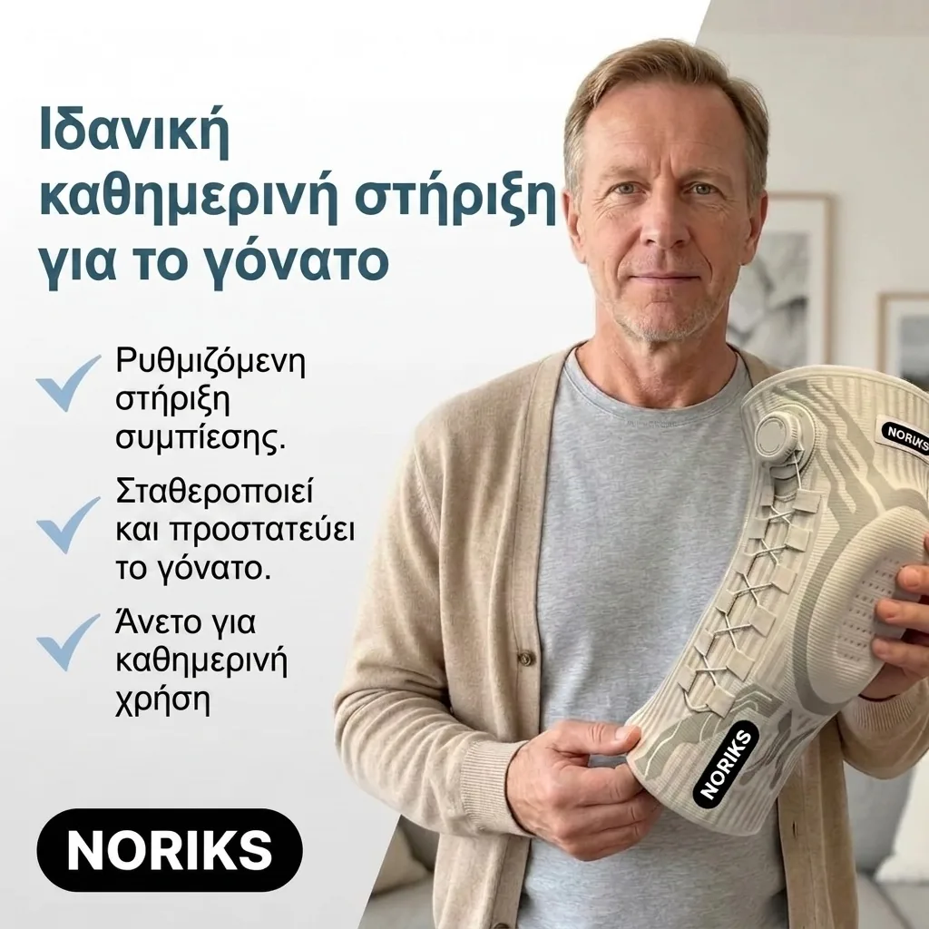 Συνιστάται για καθημερινή στήριξη του γόνατος