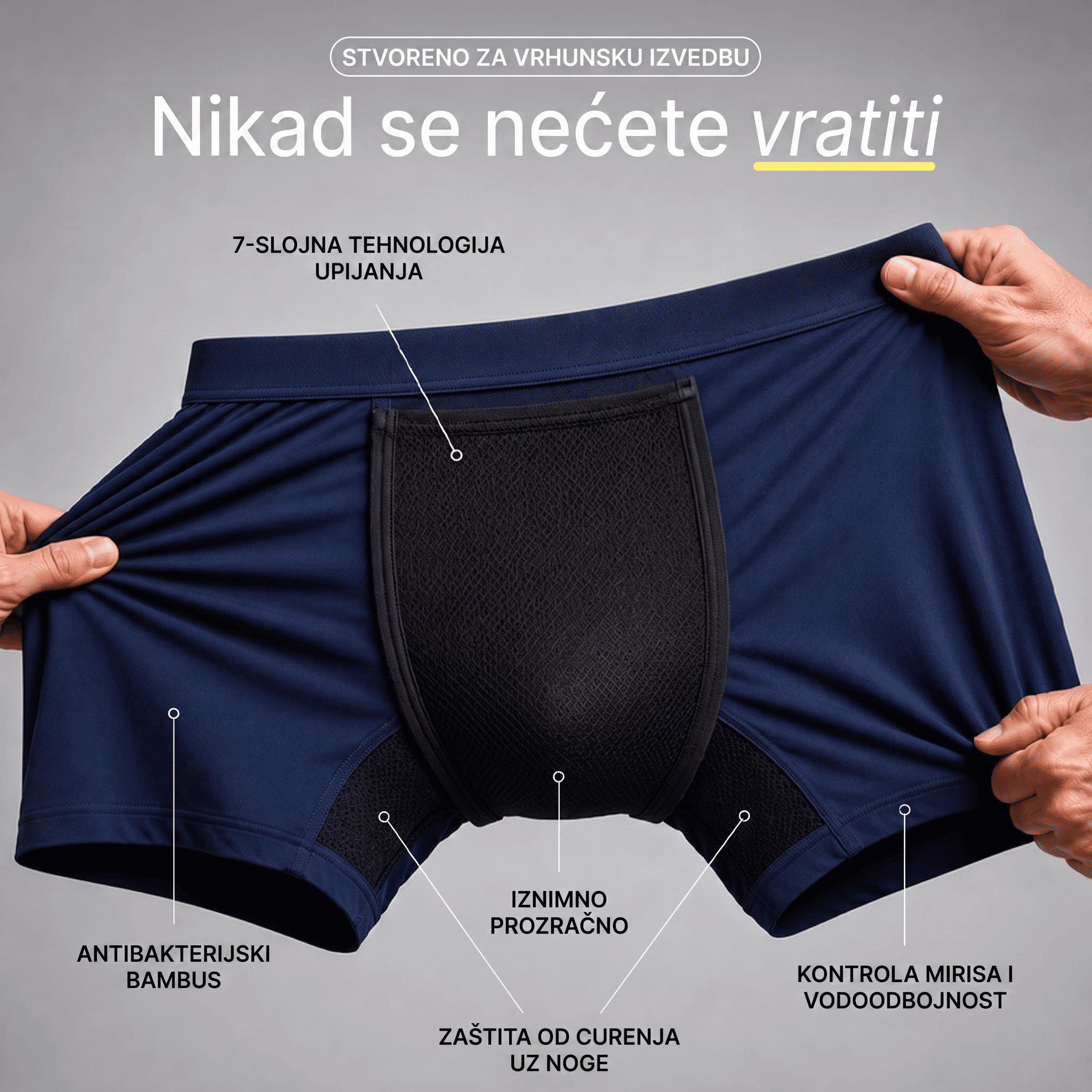 NORIKS PureDry — τεχνολογία απορρόφησης 7 στρωμάτων