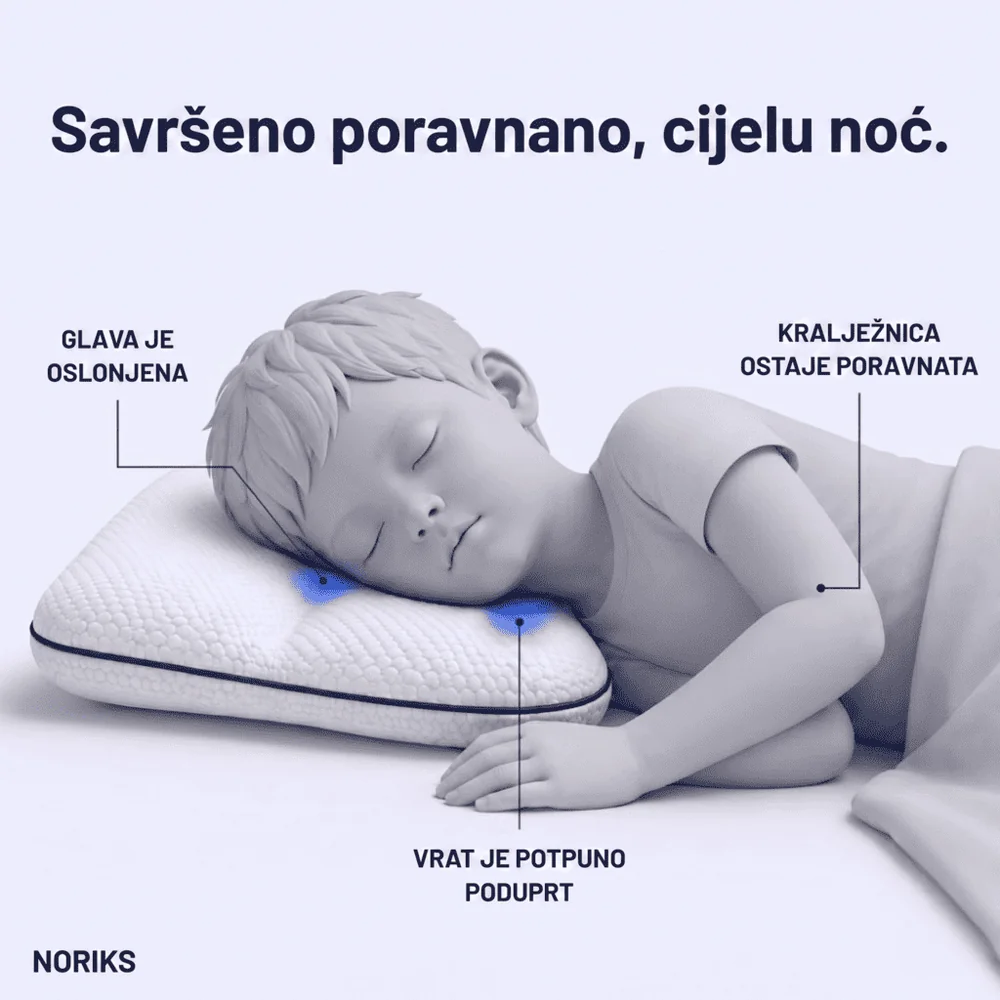 Savršeno poravnat — glava, vrat i kralježnica tijekom sna