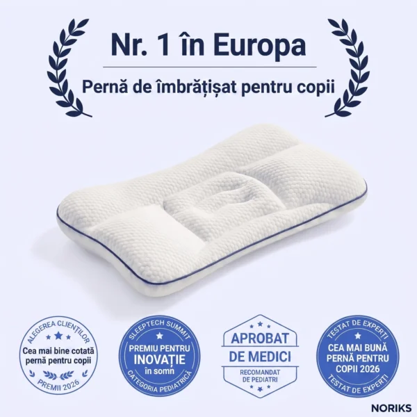 NORIKS KidsNest — pernă ortopedică pentru copii