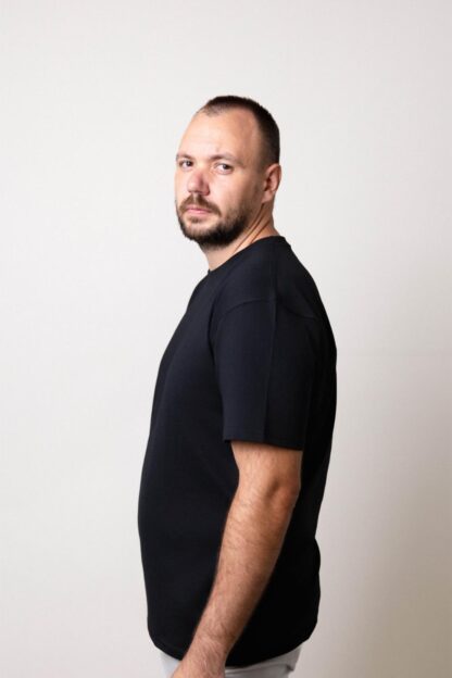 3-balík čiernych tričiek - Image 4