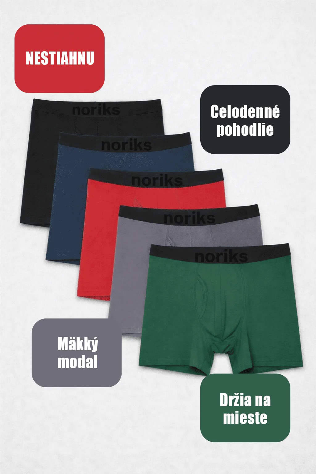 Sada: 5 tričká + 5 boxeriek – Obrázok 3