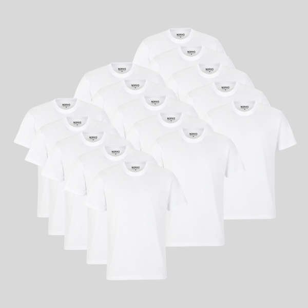 White T-shirts – pack of 15 pcs