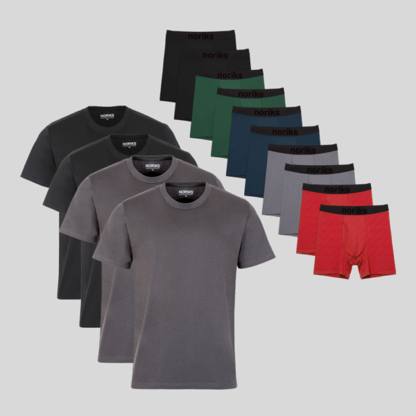 Set: 4 T-shirts + 10 Boxers