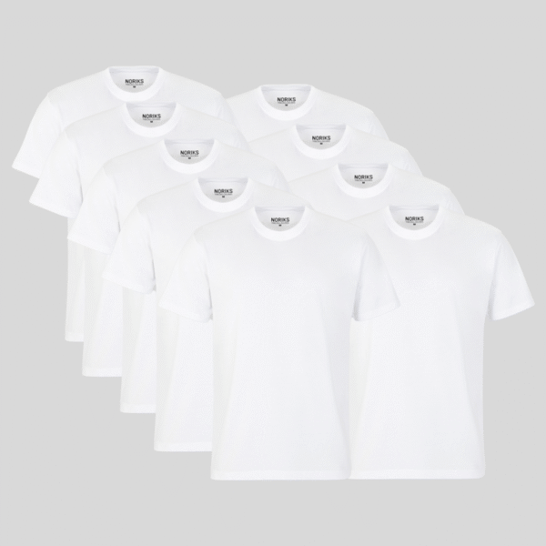 White T-shirts – pack of 9 pcs